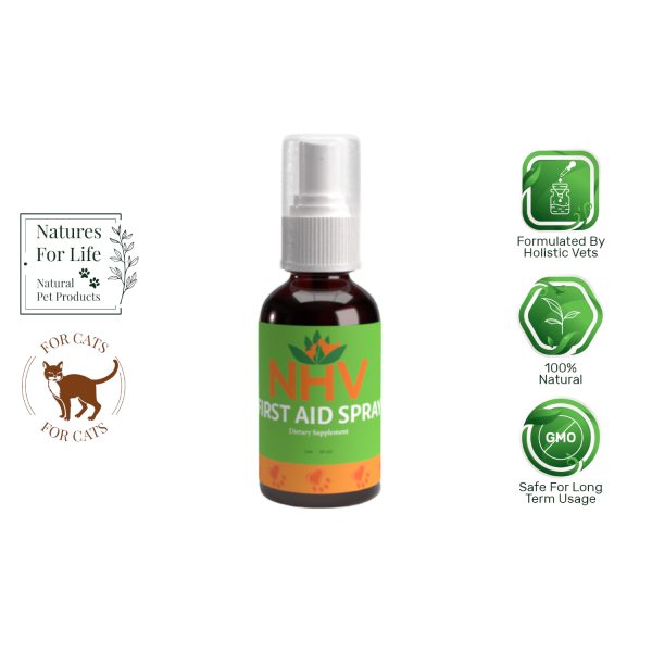 NHV First Aid Spray For Cats (30ml). Disinfectant Spray for Cats