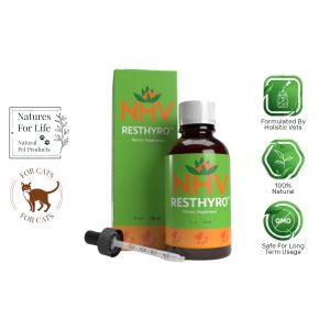 NHV Resthyro For Cats (100ml). Hyperthyroidism Support for Cats.